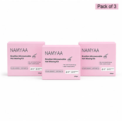 Namyaa Brazilian Microwaveable Hot Waxing Kit