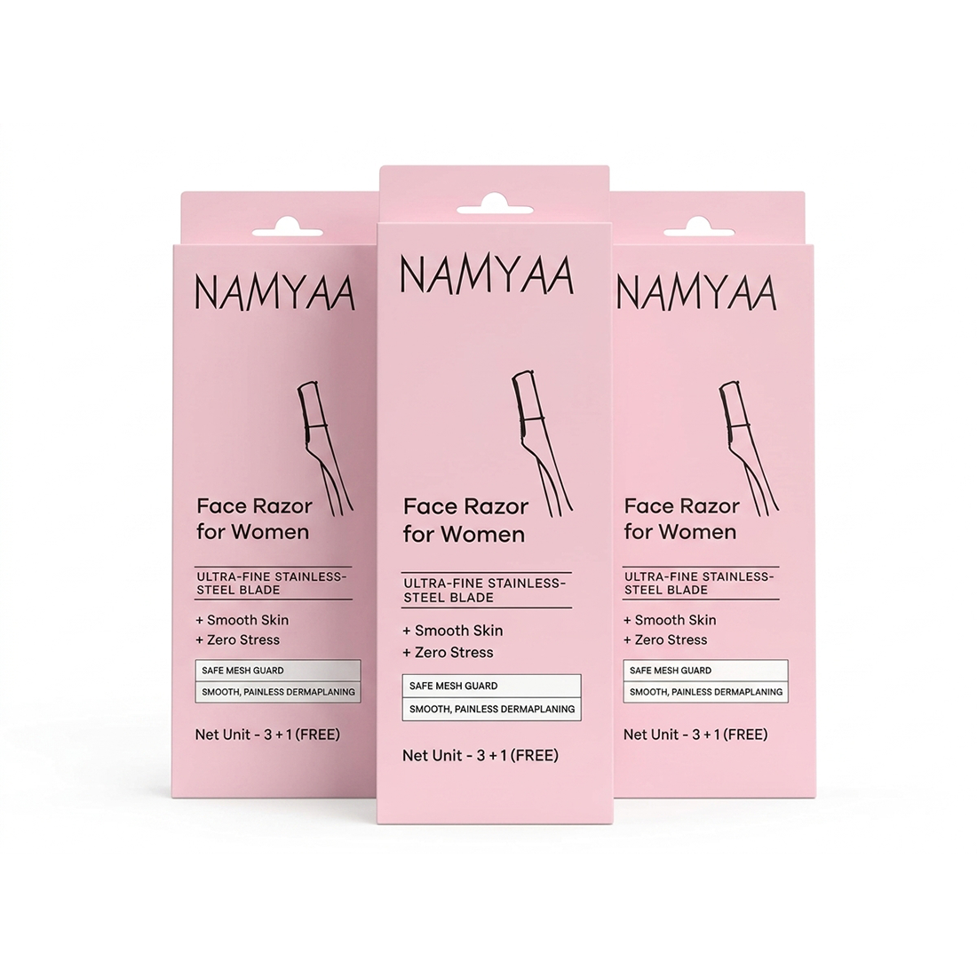 Namyaa Reusable Face Razor Pack of 3