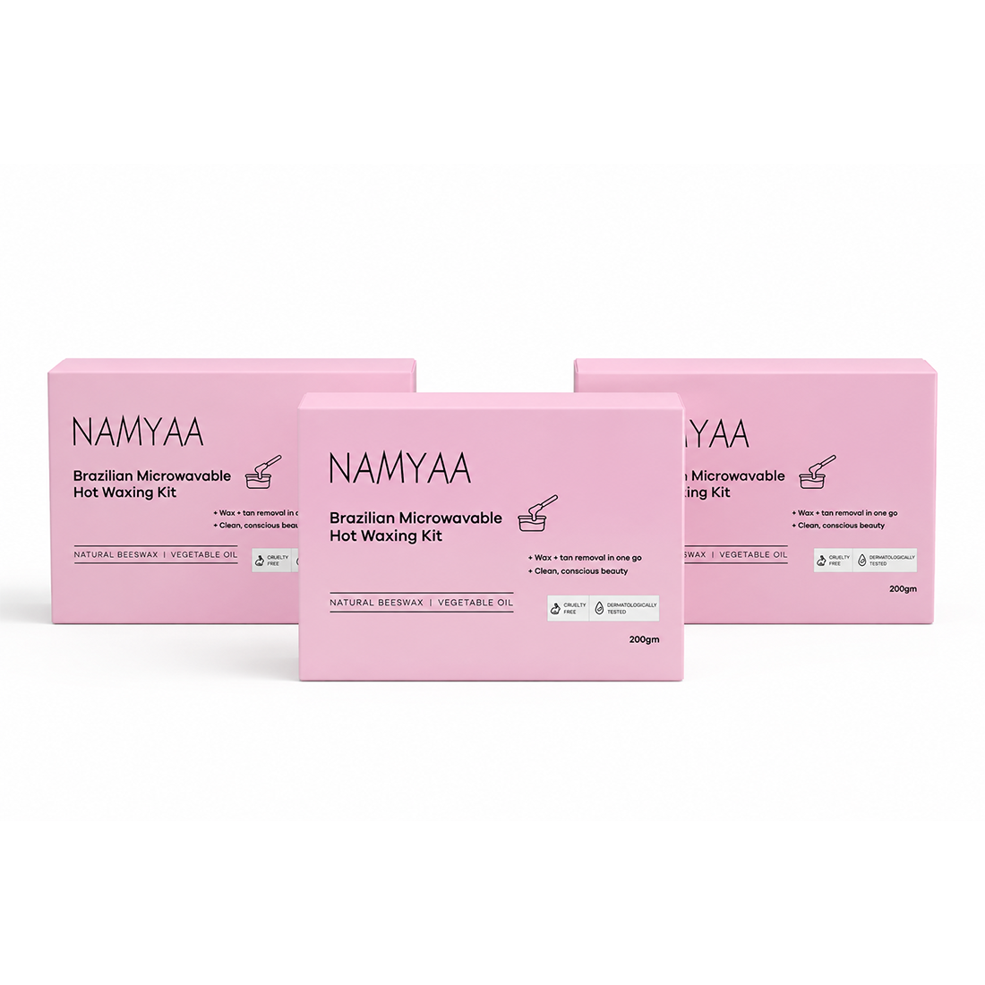 Namyaa Brazilian Microwaveable Hot Waxing Kit